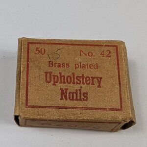 Vintage Remco Brass Plated Upholstery Nails Made in Germany